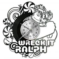 Wreck it Ralph Hero Zegar Ścienny Płyta Winylowa Nowoczesny Dekoracyjny Na Prezent Urodziny