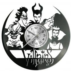 Villains Zegar Ścienny Płyta Winylowa Nowoczesny Dekoracyjny Na Prezent Urodziny
