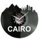 Cairo Egipt Zegar Ścienny Płyta Winylowa Nowoczesny Dekoracyjny Na Prezent Urodziny
