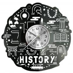 Zegar Historyka Zegar Ścienny Płyta Winylowa Nowoczesny Dekoracyjny Na Prezent Urodziny