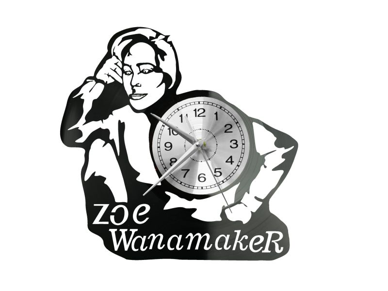 Zoë Wanamaker Zegar Ścienny Płyta Winylowa Nowoczesny Dekoracyjny Na Prezent Urodziny