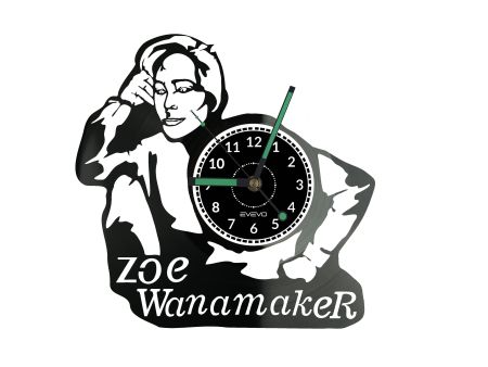 Zoë Wanamaker Zegar Ścienny Płyta Winylowa Nowoczesny Dekoracyjny Na Prezent Urodziny