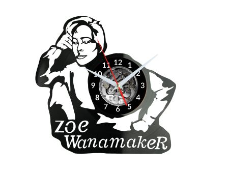 Zoë Wanamaker Zegar Ścienny Płyta Winylowa Nowoczesny Dekoracyjny Na Prezent Urodziny