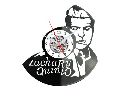 Zachary Quinto Zegar Ścienny Płyta Winylowa Nowoczesny Dekoracyjny Na Prezent Urodziny