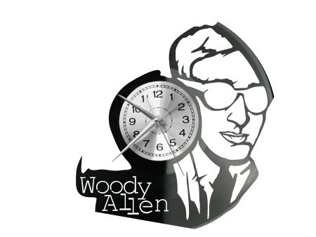 Woody Allen Zegar Ścienny Płyta Winylowa Nowoczesny Dekoracyjny Na Prezent Urodziny