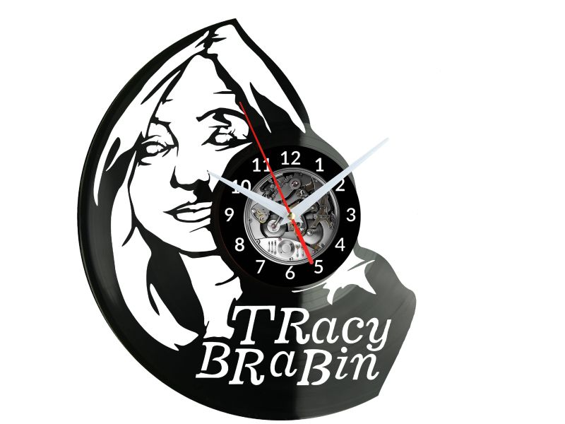 Tracy Brabin Zegar Ścienny Płyta Winylowa Nowoczesny Dekoracyjny Na Prezent Urodziny