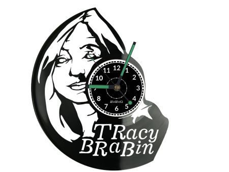 Tracy Brabin Zegar Ścienny Płyta Winylowa Nowoczesny Dekoracyjny Na Prezent Urodziny