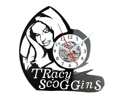 Tracy Scoggins Zegar Ścienny Płyta Winylowa Nowoczesny Dekoracyjny Na Prezent Urodziny