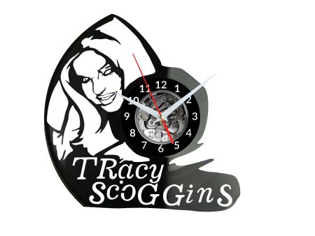 Tracy Scoggins Zegar Ścienny Płyta Winylowa Nowoczesny Dekoracyjny Na Prezent Urodziny