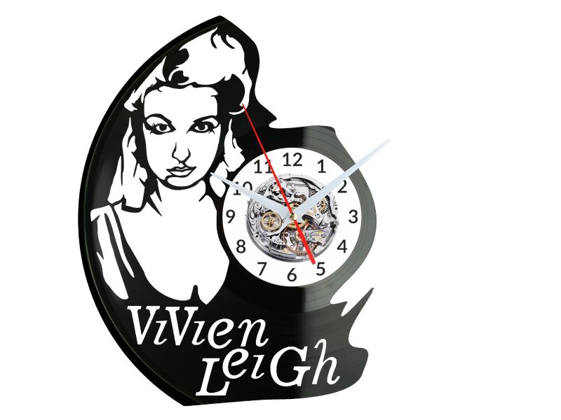 Vivien Leigh Zegar Ścienny Płyta Winylowa Nowoczesny Dekoracyjny Na Prezent Urodziny