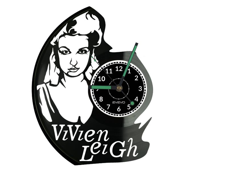 Vivien Leigh Zegar Ścienny Płyta Winylowa Nowoczesny Dekoracyjny Na Prezent Urodziny