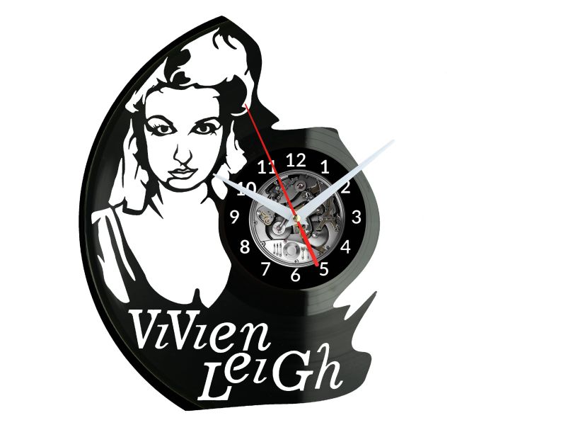 Vivien Leigh Zegar Ścienny Płyta Winylowa Nowoczesny Dekoracyjny Na Prezent Urodziny