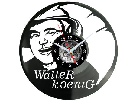 Walter Koenig Zegar Ścienny Płyta Winylowa Nowoczesny Dekoracyjny Na Prezent Urodziny