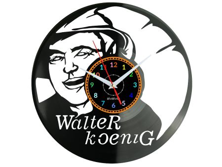 Walter Koenig Zegar Ścienny Płyta Winylowa Nowoczesny Dekoracyjny Na Prezent Urodziny