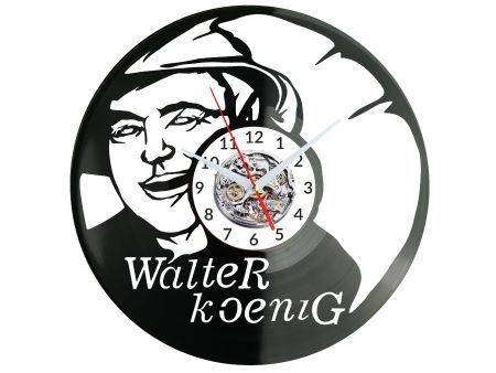 Walter Koenig Zegar Ścienny Płyta Winylowa Nowoczesny Dekoracyjny Na Prezent Urodziny