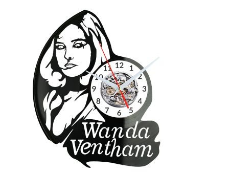 Wanda Ventham Zegar Ścienny Płyta Winylowa Nowoczesny Dekoracyjny Na Prezent Urodziny