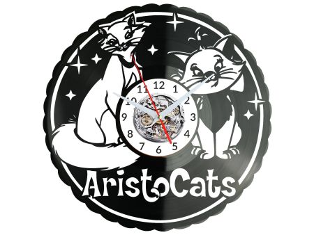 The Aristocats Zegar Ścienny Płyta Winylowa Nowoczesny Dekoracyjny Na Prezent Urodziny