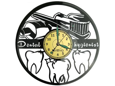 Dentysta Zegar Ścienny Płyta Winylowa Nowoczesny Dekoracyjny Na Prezent Urodziny