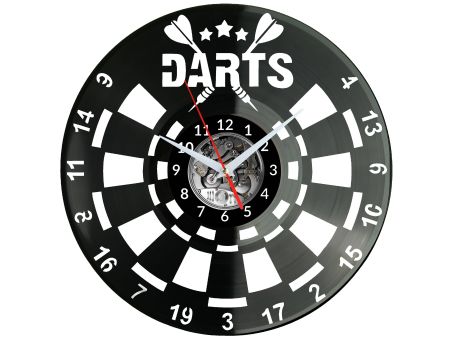 Darts Zegar Ścienny Płyta Winylowa Nowoczesny Dekoracyjny Na Prezent Urodziny