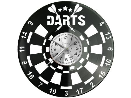 Darts Zegar Ścienny Płyta Winylowa Nowoczesny Dekoracyjny Na Prezent Urodziny