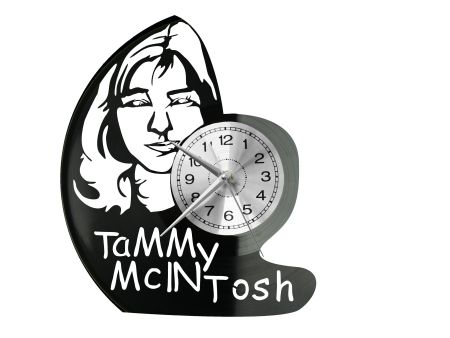 Tammy Macintosh Zegar Ścienny Płyta Winylowa Nowoczesny Dekoracyjny Na Prezent Urodziny