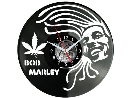 Bob Marley Zegar Ścienny Płyta Winylowa Nowoczesny Dekoracyjny Na Prezent Urodziny