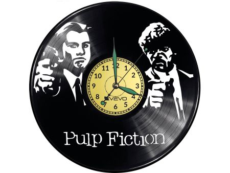 Pulp Fiction Zegar Ścienny Płyta Winylowa Nowoczesny Dekoracyjny Na Prezent Urodziny