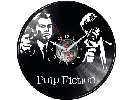 Pulp Fiction Zegar Ścienny Płyta Winylowa Nowoczesny Dekoracyjny Na Prezent Urodziny