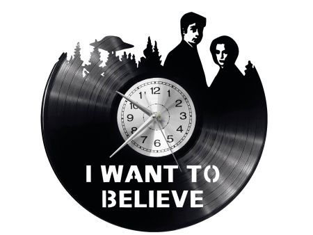 X-Files Vinyl Zegar Ścienny Płyta Winylowa Nowoczesny Dekoracyjny Na Prezent Urodziny