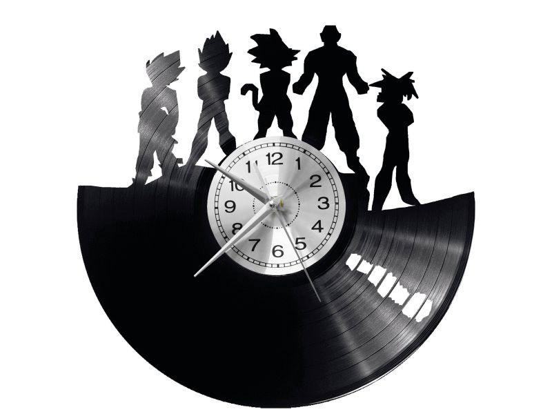 Dragon Ball Vinyl Zegar Ścienny Płyta Winylowa Nowoczesny Dekoracyjny Na Prezent Urodziny