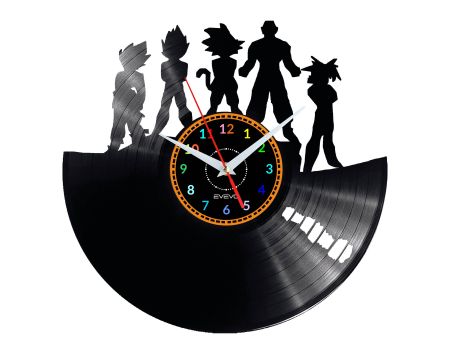 Dragon Ball Vinyl Zegar Ścienny Płyta Winylowa Nowoczesny Dekoracyjny Na Prezent Urodziny