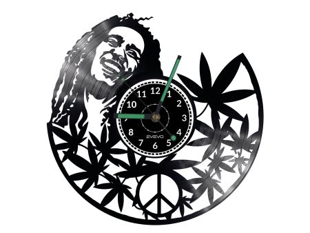 Bob Marley Vinyl Zegar Ścienny Płyta Winylowa Nowoczesny Dekoracyjny Na Prezent Urodziny