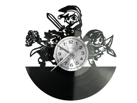 Zelda Vinyl Zegar Ścienny Płyta Winylowa Nowoczesny Dekoracyjny Na Prezent Urodziny