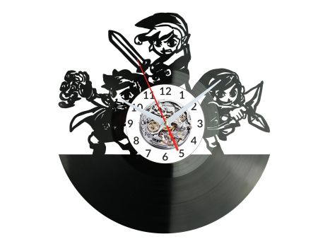 Zelda Vinyl Zegar Ścienny Płyta Winylowa Nowoczesny Dekoracyjny Na Prezent Urodziny