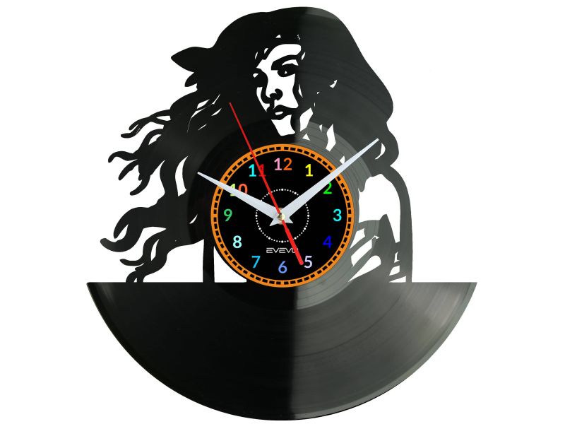 Wonder Woman Vinyl Zegar Ścienny Płyta Winylowa Nowoczesny Dekoracyjny Na Prezent Urodziny