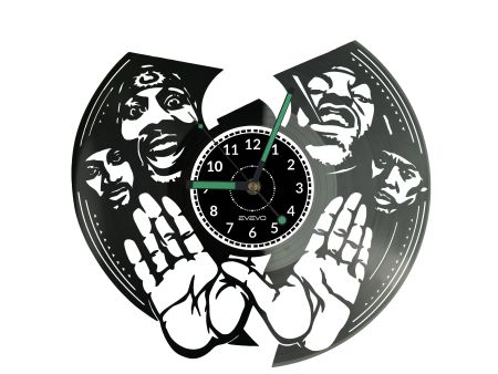 Wu-Tang Vinyl Zegar Ścienny Płyta Winylowa Nowoczesny Dekoracyjny Na Prezent Urodziny