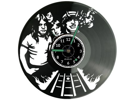 ACDC Vinyl Zegar Ścienny Płyta Winylowa Nowoczesny Dekoracyjny Na Prezent Urodziny