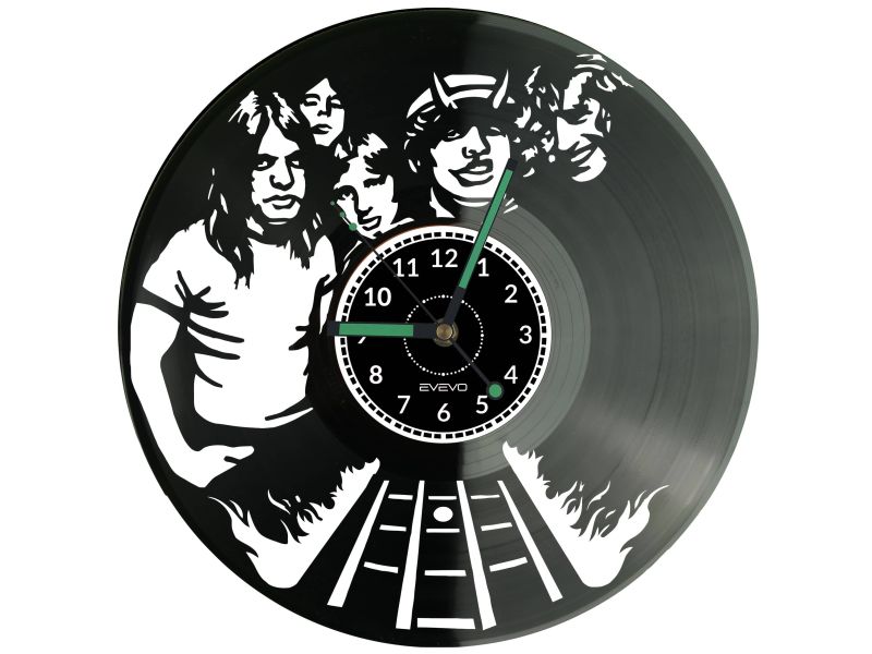 ACDC Vinyl Zegar Ścienny Płyta Winylowa Nowoczesny Dekoracyjny Na Prezent Urodziny