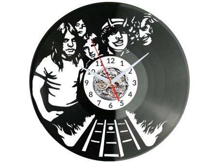 ACDC Vinyl Zegar Ścienny Płyta Winylowa Nowoczesny Dekoracyjny Na Prezent Urodziny