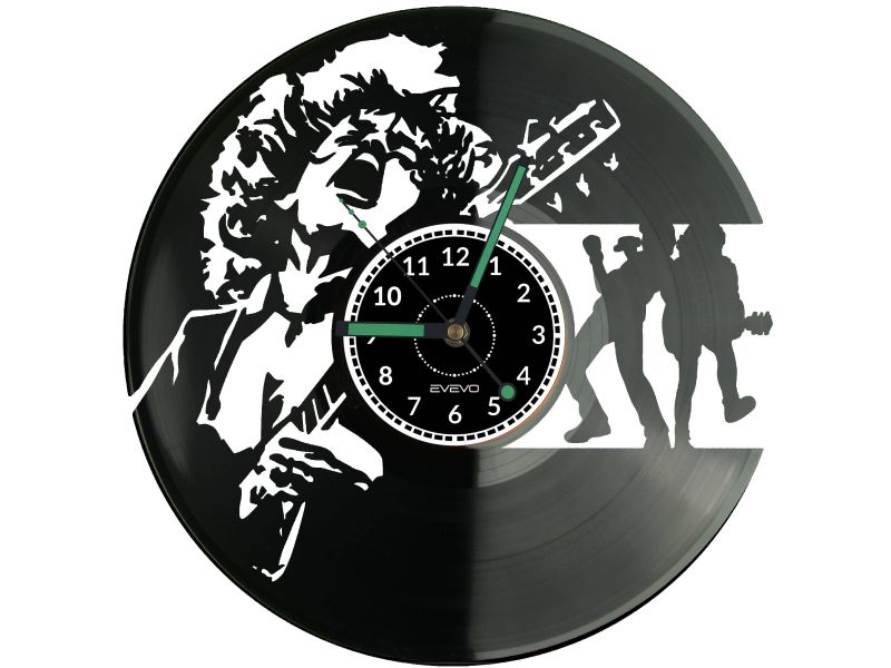 ACDC Vinyl Zegar Ścienny Płyta Winylowa Nowoczesny Dekoracyjny Na Prezent Urodziny