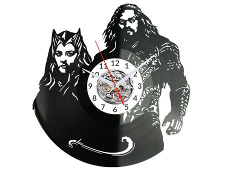 Aquaman Vinyl Zegar Ścienny Płyta Winylowa Nowoczesny Dekoracyjny Na Prezent Urodziny