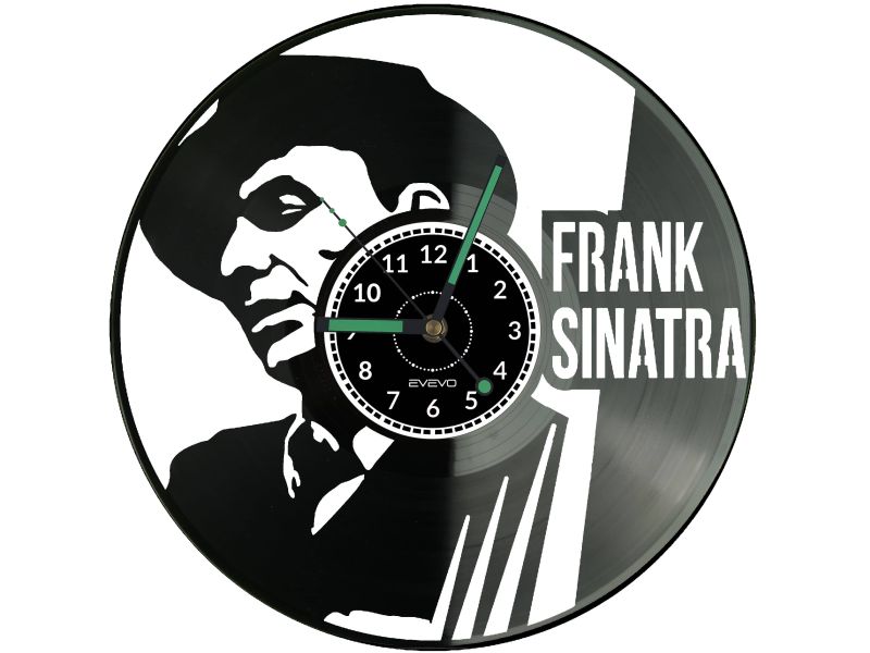 Frank Sinatra Vinyl Zegar Ścienny Płyta Winylowa Nowoczesny Dekoracyjny Na Prezent Urodziny