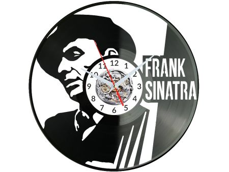 Frank Sinatra Vinyl Zegar Ścienny Płyta Winylowa Nowoczesny Dekoracyjny Na Prezent Urodziny