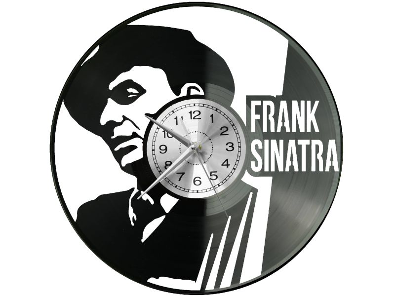 Frank Sinatra Vinyl Zegar Ścienny Płyta Winylowa Nowoczesny Dekoracyjny Na Prezent Urodziny