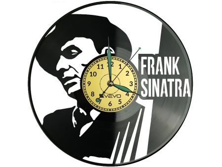 Frank Sinatra Vinyl Zegar Ścienny Płyta Winylowa Nowoczesny Dekoracyjny Na Prezent Urodziny