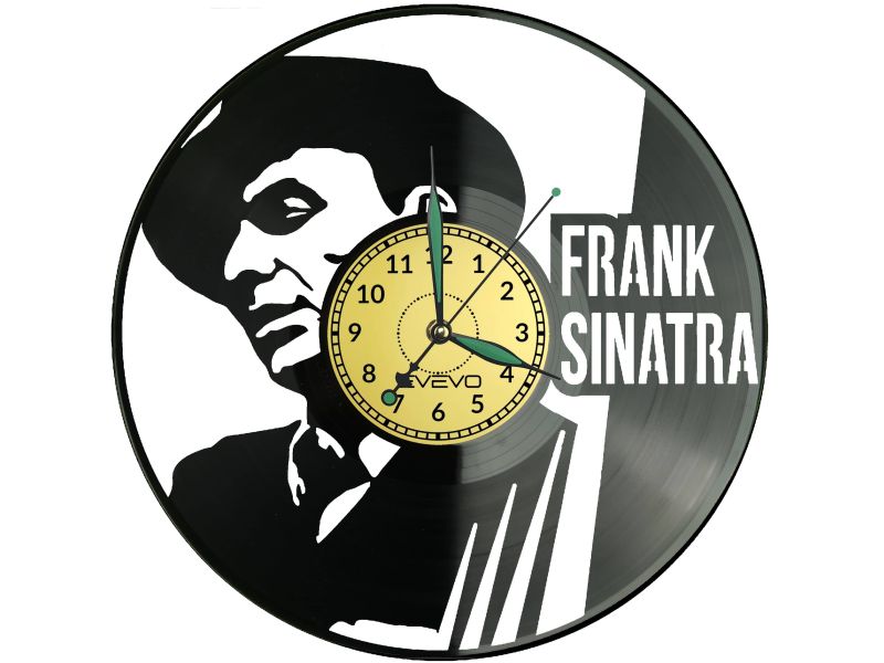 Frank Sinatra Vinyl Zegar Ścienny Płyta Winylowa Nowoczesny Dekoracyjny Na Prezent Urodziny