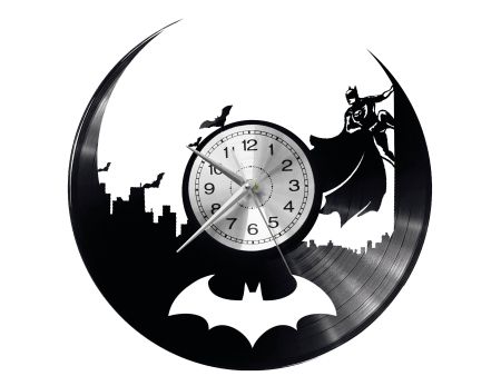 Batman Vinyl Zegar Ścienny Płyta Winylowa Nowoczesny Dekoracyjny Na Prezent Urodziny