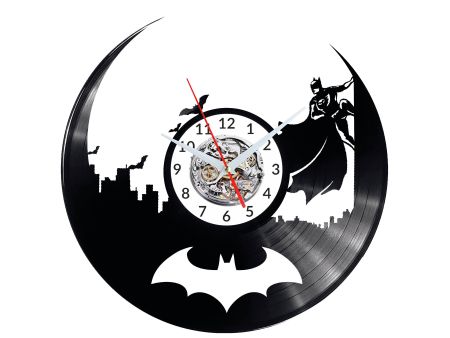 Batman Vinyl Zegar Ścienny Płyta Winylowa Nowoczesny Dekoracyjny Na Prezent Urodziny