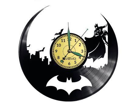 Batman Vinyl Zegar Ścienny Płyta Winylowa Nowoczesny Dekoracyjny Na Prezent Urodziny