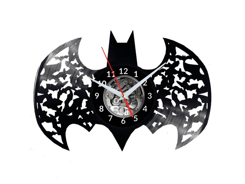 Batman Vinyl Zegar Ścienny Płyta Winylowa Nowoczesny Dekoracyjny Na Prezent Urodziny